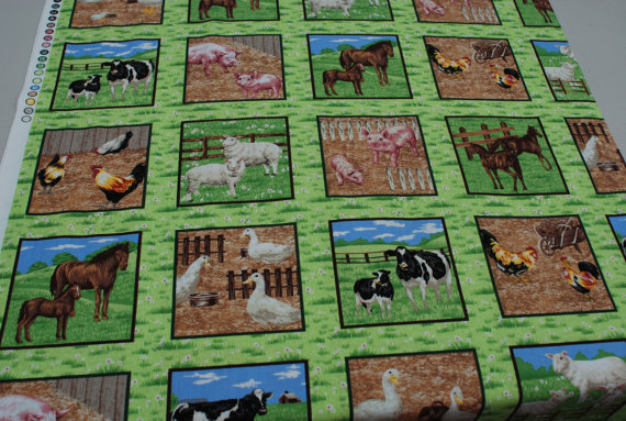 Farmyard Animals by Paintbrush Studio - FarmSquare Blocks/Labels